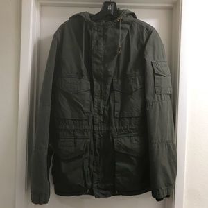 Nudie Jeans Co cargo green jacket